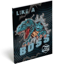 Dino Cool Boss dinós papírfedeles - A6 füzet
