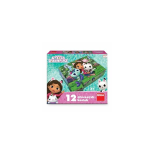 Dino Gabi babaháza 12 darabos Fa kirakós mesekocka (9317) puzzle, kirakós