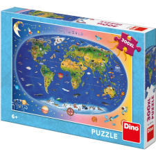 Dino Gyermek térkép (8590878472136) puzzle, kirakós