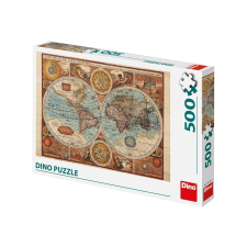  Dino Puzzle 500 db - Világtérkép 1626-ból (45762) puzzle, kirakós