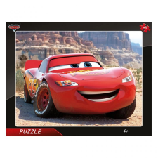 Dino puzzle autók: Villám mcqueen 40 darab puzzle, kirakós