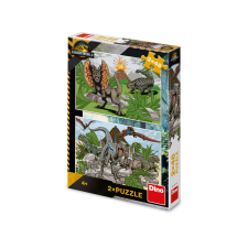 Dino Puzzle Jurský svět 2x48 dílků puzzle, kirakós