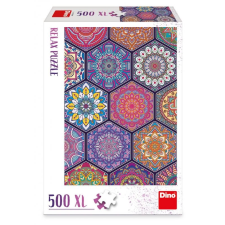 Dino Relax mandala puzzle XL 500 darabos puzzle, kirakós