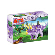 Dino World dinoszaurusz építőjáték - Triceratopsz barkácsolás, építés