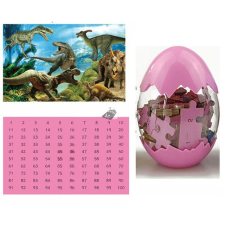 Dinós puzzle tojásban puzzle, kirakós