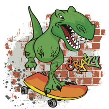  Dinoszaurusz Crazy szalvéta 20 db-os 33x33 cm papírárú, csomagoló és tárolóeszköz