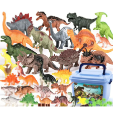 Dinoszaurusz figura szett - 44 db-os, hordozó dobozban játékfigura