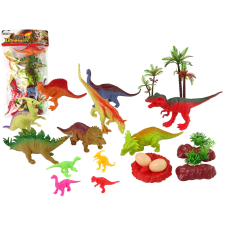 dinoszaurusz figurák készlet kiegészítőkkel játékfigura