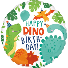 Dinoszaurusz fólia lufi 43 cm party kellék