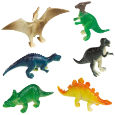  Dinoszaurusz Happy műanyag figurák 8 db-as szett játékfigura