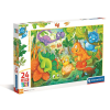  Dinoszaurusz Happy Oasis 24 db-os maxi puzzle Clementoni