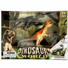 Dinoszaurusz műanyag figura 2db-os szett dobozban plüssfigura