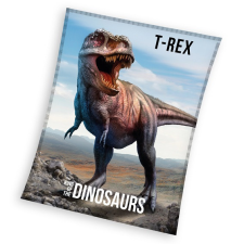 Dinoszaurusz T-Rex coral fleece polár takaró 130x170cm lakástextília