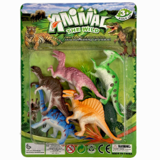 Dinoszaurusz Wild műanyag figura 6 db-os szett dobozban játékfigura