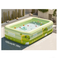 Dinoszauruszos felfújható gyermekmedence – 150 × 105 × 55 cm 77948050 medence