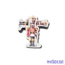  Diótorő forma 5db/csomag 11x4,3cm - Piros dekorációs kellék