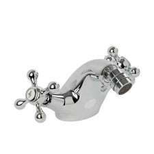 Diplon króm álló kétkaros kerámiabetétes bide csaptelep automata leeresztővel ST03166 csaptelep