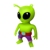DIRAMIX Monsterflex: Stumble Guys 2. széria nyújtható figura - Green Alien