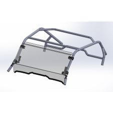  DIRECTION 2 Elől Teljesen Dönthető Szélvédő Yamaha YXZ1000 szélvédő spoiler