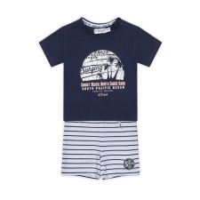 DIRKJE 2 részes szett Nyaknadrág 80 Navy+Fehér+Stripe babaruha szett