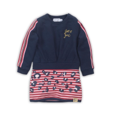 DIRKJE Ruha D-GiRL 86 Navy + piros + rózsaszín fantázia ruha