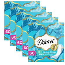 Discreet Multiform Spring Breeze Tisztasági betétek 5x60db intim higiénia