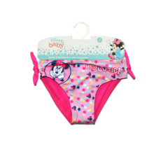 Disney Baba fürdőruha alsó kislányoknak - Minnie egér - Hey cutie felirattal - pink - 80