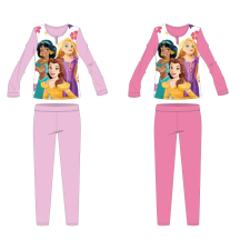 Disney Disney Hercegnők pamut jersey gyerek pizsama - világosrózsaszín - 116 gyerek hálóing, pizsama