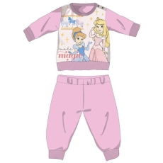 Disney Disney Hercegnők téli vastag baba pizsama - pamut flanel pizsama - világosrózsaszín - 98