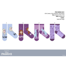 Disney Disney Jégvarázs gyerek pamut normál zokni - 4 pár/csomag - 27-30