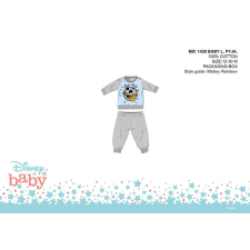 Disney Disney Mickey egér baba pizsama - jersey pamut pizsama - szürke - 80 gyerek hálóing, pizsama
