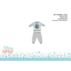 Disney Disney Mickey egér baba pizsama - jersey pamut pizsama - szürke - 92