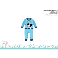 Disney Disney Mickey egér baba rugdalózó - galléros - világoskék-sötétkék - 1-3 hónapos babának rugdalózó