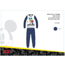 Disney Disney Mickey egér gyerek jersey pizsama - pamut pizsama - sötétkék - 110