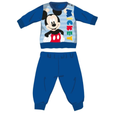 Disney Disney Mickey egér téli vastag baba pizsama - pamut flanel pizsama - középkék - 80