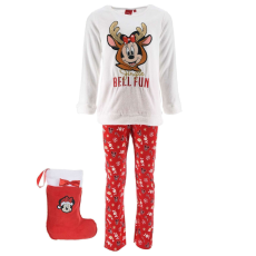 Disney Disney Minnie egér meleg PLÜSS pizsama mikulás csizmával 8 év (128 cm)