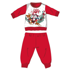Disney Disney Minnie egér téli vastag karácsonyi baba pizsama - pamut flanel pizsama - piros - 98