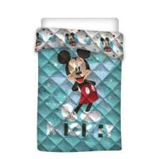 Disney és Mesehős Disney mickey pose blue steppelt ágytakaró, paplan 140x200cm JAV-AYM113990 lakástextília