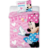 Disney és Mesehős Disney minnie sweet gyerek, ovis ágyneműhuzat 0×135cm, 40×60 cm JAV-PRV541843