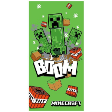 Disney és Mesehős Minecraft boom green fürdőlepedő, strand törölköző 70x140cm JAV-BRM019379 lakástextília