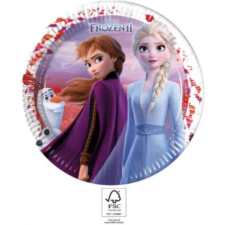 Disney Frozen II Leaf, Jégvarázs papírtányér 8 DARABOS, 23 cm FSC Nr1 party kellék