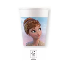 Disney Frozen II Wind Spirit, Jégvarázs papír pohár 8 DARABOS 200 ml FSC party kellék