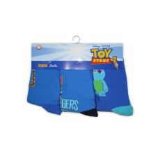 Disney Gyerek pamut bokazokni - 3 pár - Toy Story - kék - 23-26