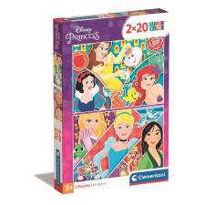  Disney Hercegnők 2x20 db-os puzzle Clementoni puzzle, kirakós