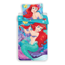  Disney Hercegnők, Ariel ágyneműhuzat 140×200cm, 70×90 cm lakástextília