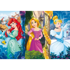 Disney hercegnők Ariel, Aranyhaj és Hamupipőke MAXI 60 darabos puzzle puzzle, kirakós