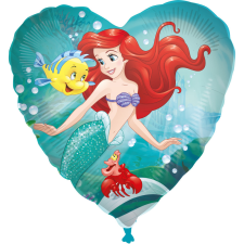 Disney Hercegnők , Ariel Curious fólia lufi 46 cm party kellék