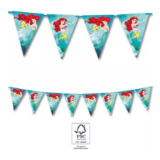Disney Hercegnők, Ariel Curious zászlófüzér 2,3 MÉTER Nr1 FSC party kellék