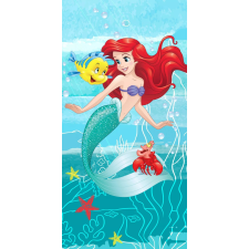 Disney Hercegnők , Ariel Friends fürdőlepedő, strand törölköző 70*140cm lakástextília