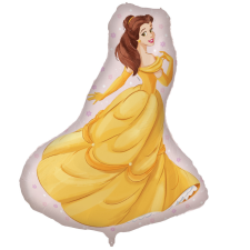 Disney Hercegnők Belle fólia lufi 97x81cm party kellék